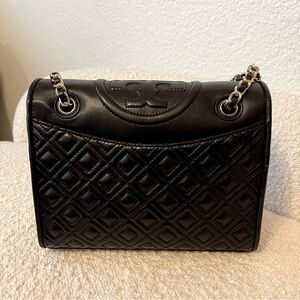 Tory Burch Medium 'Fleming' Leather Shoulder Bag